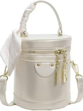 Bucket Bag,Checkered Crossbody Bag,Blue Clutch Purses for Women,Denim Purses for